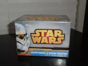 DISNEY STAR WARS DARTH VADER & STORM TROOPER SALT & PEPPER SHAKER SET