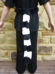 NEW Plush Soft 3D LIMUR TAIL Dress ups Costume Halloween Book Week