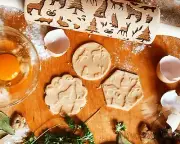 Forest Animals Wild Nature Rolling Pin Embossed, Cookies, Cookie, Roller, Laser
