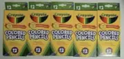 5 Packs Crayola Colored Pencils Long Lasting Pre-Sharpened, 12 Count