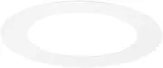 uxcell 1-Pack Goof Rings for 3 Inch Recessed Lights, 3" ID 4.5" OD Durable Steel Trim Ring Flush Mount White Can Light Trim Ring Cover for Ceiling Can Downlights