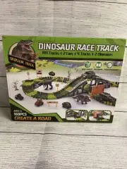 Dinosaur Toys Create A Dinosaur World Road Track Playset -169 pcs FAST SHIPPING!