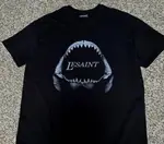 帝安諾-實體店面 LESAINT 韓國品牌 20FW JAWS TEE 新款 鯊魚牙 化石 黑灰 短袖 T