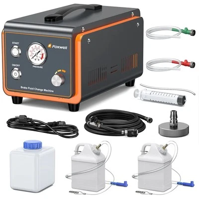 Automatic Brake Fluid Bleeder Kit Dual Pump One Person Operation
