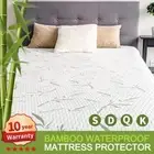Bamboo Matress Waterproof Mattress Protector Bed Single King Queen Double NEW