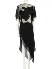 AW 2002 Vintage Black Silk Dress