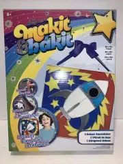 American Crafts Colorbok Makit & Bakit Deluxe Suncatcher Kit-Rocket, 73329