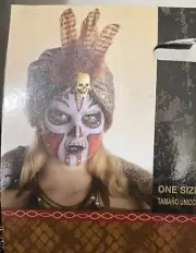 Witch Doctor Turban Witch Dr Halloween Costume Accessory Halloween one size