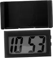 iplusmile Car Digital Clock Vehicle Digital Clock Digital Alarm Clock Digital Clock Small Auto Stick on Clock Digital Wall Clock Magnetic Clock Clocks Small Alarm Clock Cars Black Plastic