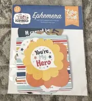 Echo Park FIRST RESPONDER Ephemera Scrapbook Card Embellishments