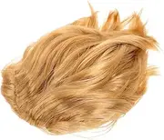 Beaupretty Natural Appearance Men's Blond Short Wig Lightweight Toupee for Daily Party Cosplay