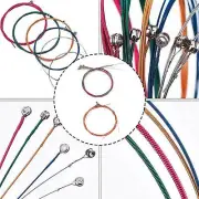 1/2/3 6PCS Acoustic Guitar String Group Universal Rainbow E-A String Instrument