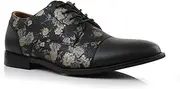 [Ferro Aldo] Charles MFA19569L Mens Classic Captoe Lace Up Oxford Casual Dress Shoes