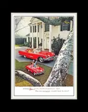 1959 Thunderbird 2 Sizes - Matted for 11x14 Frame