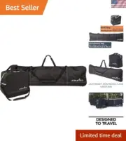 Durable Snowboard Boot Bag Combo | Supports Sizes Up to 13 | Black Polyester