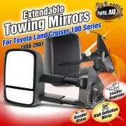 New Black Extendable Towing Mirrors for Toyota Landcruiser 100 Series 98-07 (for: Toyota)