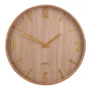 Academy Wood Wall Clock