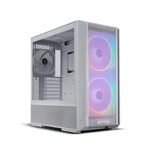 【最高3000點回饋+299免運】LIAN LI 聯力 LANCOOL 216 ARGB ATX／Mini-ITX 玻璃透側機殼 (白) 電腦機殼★(7-11滿299免運)