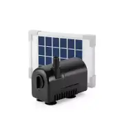 PondMAX 12V DC Water Pump with Solar Panel - PS200 | 175 L/H | 1W | Head 0.7M |
