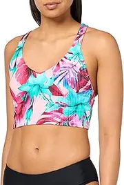 [Next By Athena] Women's Pink Sand Beach V Neck Crop