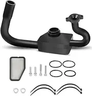 Aluminum DC3Z6A785C Oil Separator Assembly Fits for 2011-2025 Ford F250 F350 F450 F550 Super Duty 6.7L Powerstroke Diesel PCV CCV Vent Valve Engine Crankcase Replacement FC3Z6A785F PC3Z6A785A