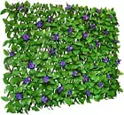 Expandable Fence Privacy Screen for Balcony Patio Outdoor,Decorative Faux Ivy Fe