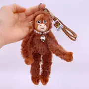 20Cm Cute Little Monkey Pendant Plush Doll Animal Hanging Plushies Doll Bag Pend