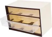 Angoily Storage Box Drawer Plastic Organizer Office Organizer Stationary Organizer for Desk Desktop Organizer Desk Storage Organizer Desk Stationary Organizer Coffee The Hips