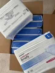 McKesson Super Plus Briefs Adult Large Unisex - 3 bags of 24 briefs Total 72