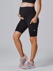 Maternity Bike Tights & Leggings. Pregnancy Workout- Running Bare