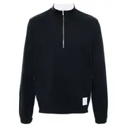 [Thom Browne] Classic 4-Bar Jersey Half Zip Pullover Men