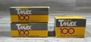 NOS Sealed Kodak TMAX 100 B&W Negative Film Expired 1989 3 Rolls TMX120 & 135