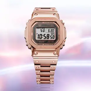 【CASIO 卡西歐】G-SHOCK 太陽能藍芽連線電波手錶(GMW-B5000GD-4)