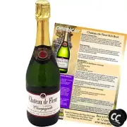 Chateau De Fleur Non-alcoholic Sparkling Wine Champagne Champagnette