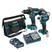 Makita DK0114G209 - 40V Max Brushless 2 Piece Drill/Driver Combo Kit (2 x 4.0Ah)
