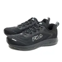 在飛比找momo購物網優惠-【FILA】FILA 運動鞋 男鞋 黑 厚底 1-J925X