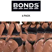 Bonds Womens Bloody Comfy Period Tanga Moderate Flattering Undies 6 Pack WTQQ