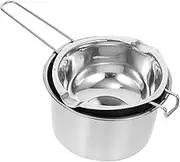 VALICLUD 1Set Double Boiler Pot Candy Melting Pot for Wax Chocolate Cheese Stainless Steel Water Bath Boiler for Baking Cooking Convenience