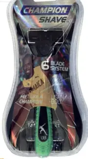 Champion Compare Dorco 6 Blades Razors System USAIN BOLT