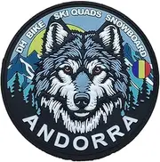 [TS Tactical Store] Andorra 3D Velcro | Size 80 mm | 3D Velcro Patch for Military Backpacks | Ideal for Outdoor, Hiking, Bushcraft, Survival | TS-PTCH-ANDOR