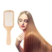 2pcs Comb Scalp Comb Wooden Paddle Hair Brush Comb Hair Wooden Comb