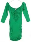 Unique21 bardot cut out dress in green UK 8/ EU 36/ US 4