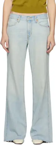 RE/DONE Wide Leg Jeans 25,26,27,28 Gray