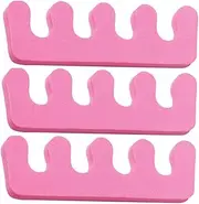 KAILIKETIY 20pcs Nail Toe Separators for Manicure Comfortable Finger Dividers for Easy Nail Art Application for Professionals Learners