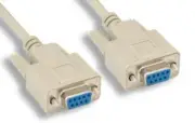 DB9 Null Modem Female to Female 10FT