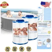 Efficient 2 Pack Spa Filter Cartridges - Compatible with Multiple Spa Brands