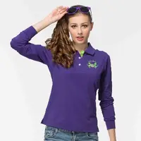 在飛比找PChome24h購物優惠-《SASAKI》(女款)抗紫外線吸排功能精梳棉質POLO長衫