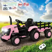 Mazam Kids Ride On Tractor Car Toy XL SIZE Battery Electric Remote Toddler Music Gift Pink
