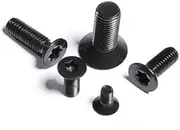 5-50pcs/lot M1.6 M2 M2.5 M3 M4 M5 m6 m8 Black GB2673 Six-Lobe Torx Head Flat Countersunk Screw Six Lobe Bolt Machine Screw(8mm,M4 20pcs)