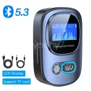 Bluetooth Transmitter Receiver Adapter Wireless Audio Support TF Card MP3 Player